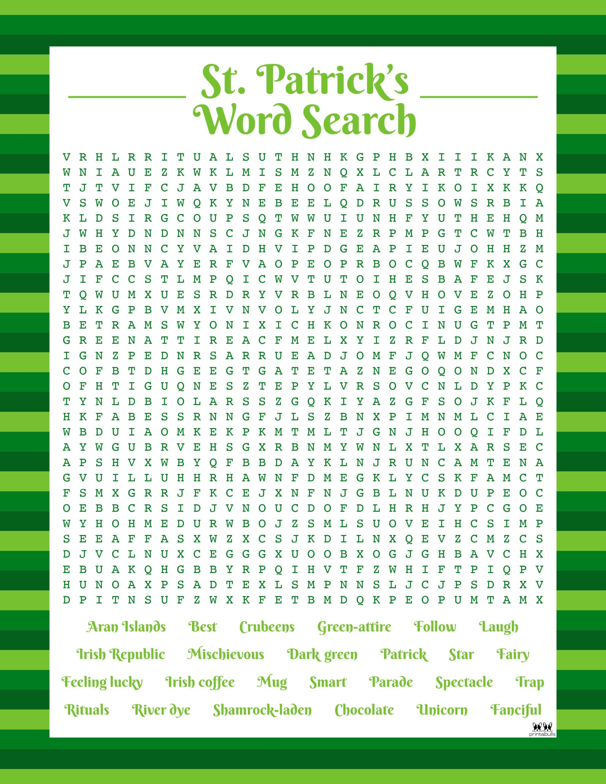 st patrick s day word search – Image 12