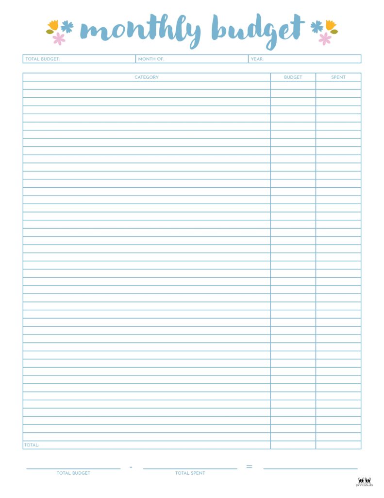 Cash-Envelope-Budget-System-Printables-Budget-Sheet-4