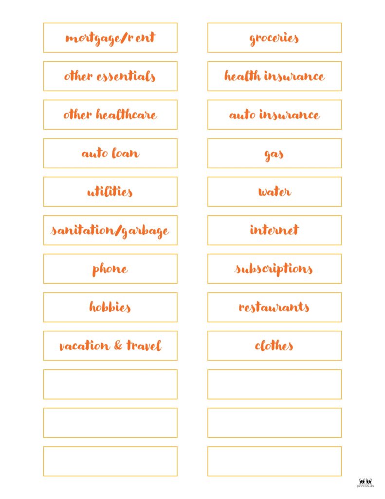 Cash-Envelope-Budget-System-Printables-Category-Labels-4