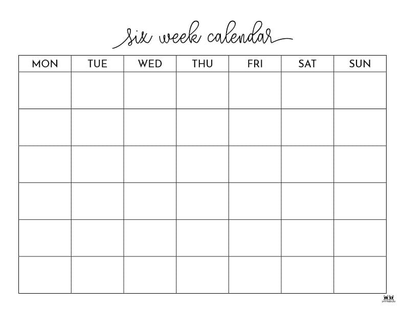 Printable-Six-Week-Calendar-Style-1-Monday-Start-No-Placeholder