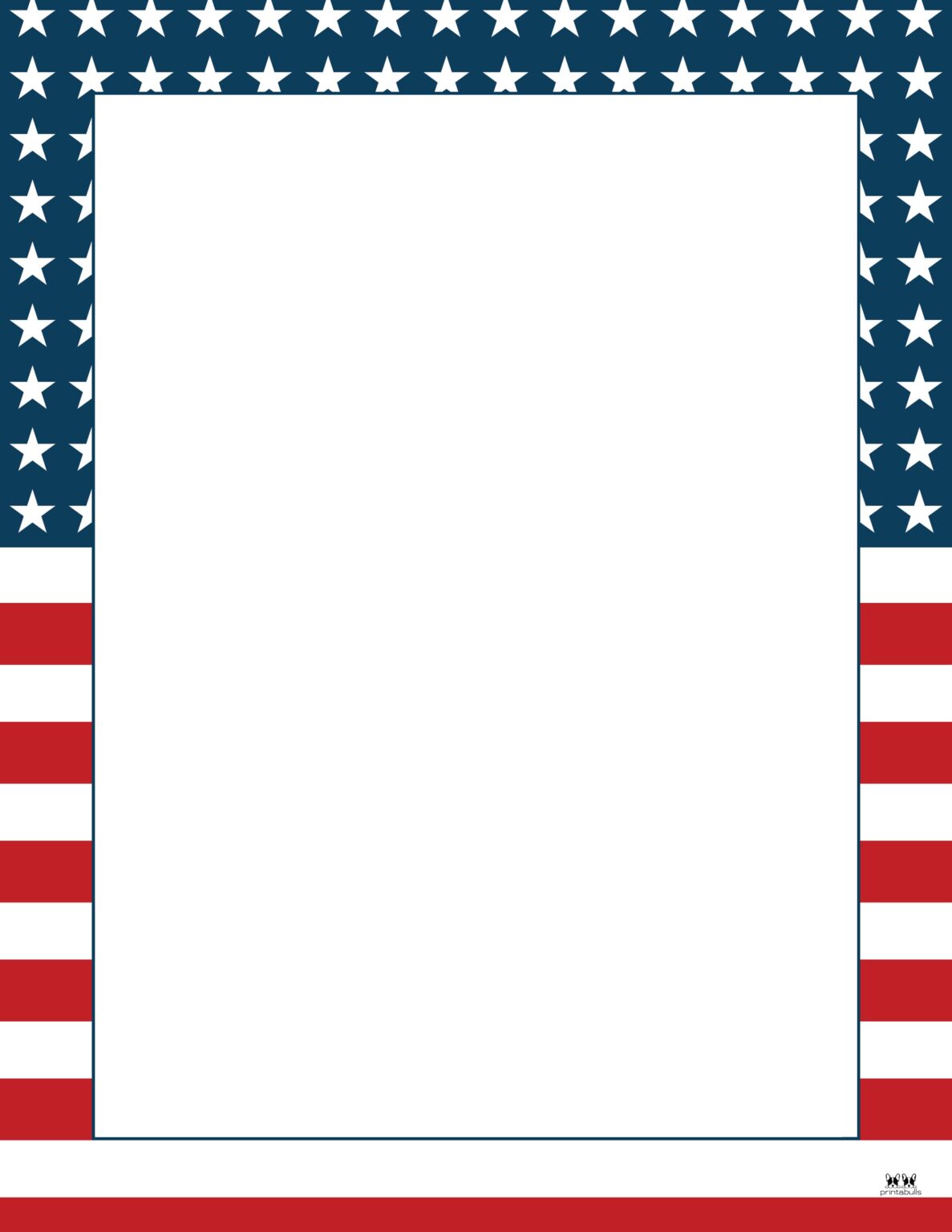4th of July Borders amp Frames - Printable 4th Of July Border 1 1187x1536 