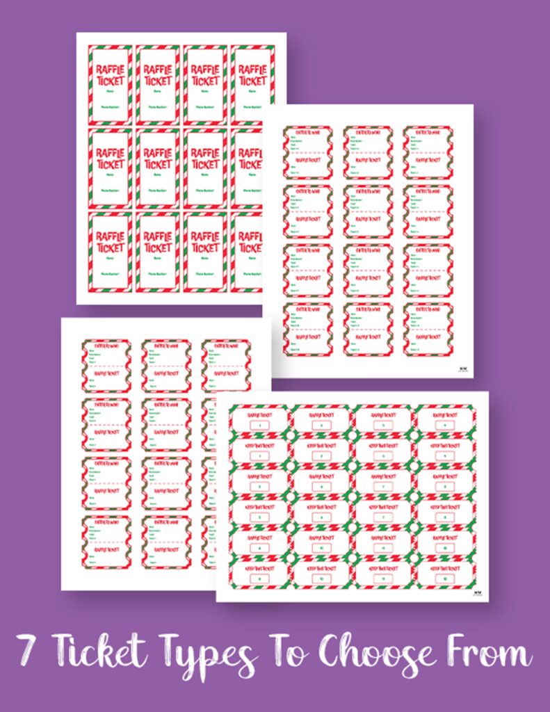Printable Raffle Tickets | Printabulls 16 Printable-Raffle-Tickets-5