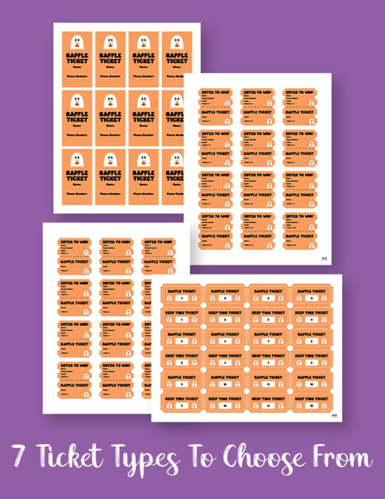 Printable Raffle Tickets | Printabulls 18 Printable-Raffle-Tickets-7