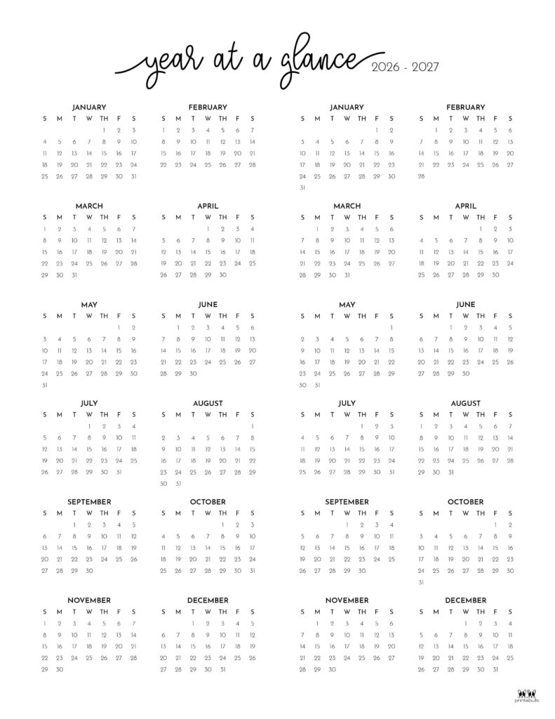 two year calendar 2026 and 2027: Essential Planning and Scheduling Guide