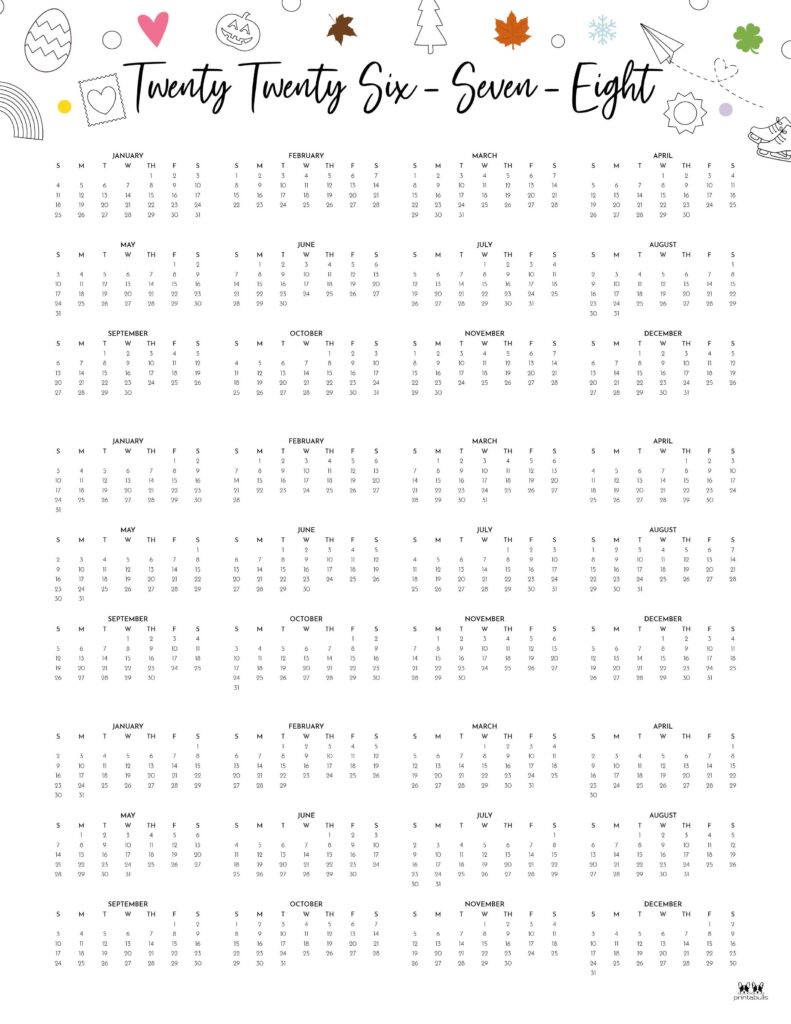 Printable-2026-2028-Three-Year-Calendar-Portrait-Style-1