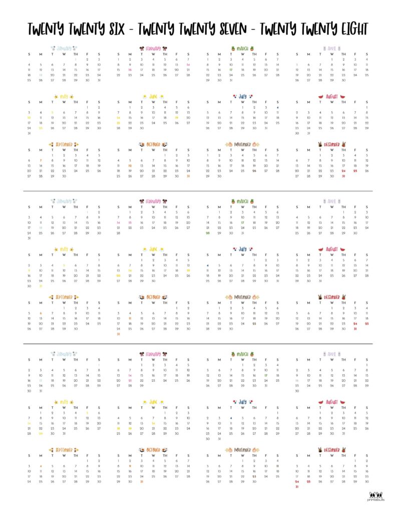 Printable-2026-2028-Three-Year-Calendar-Portrait-Style-3