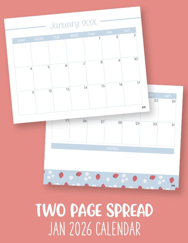 January 2026 Calendars - 123 FREE Printables 221 Printable-January-2026-Calendar-Style-68
