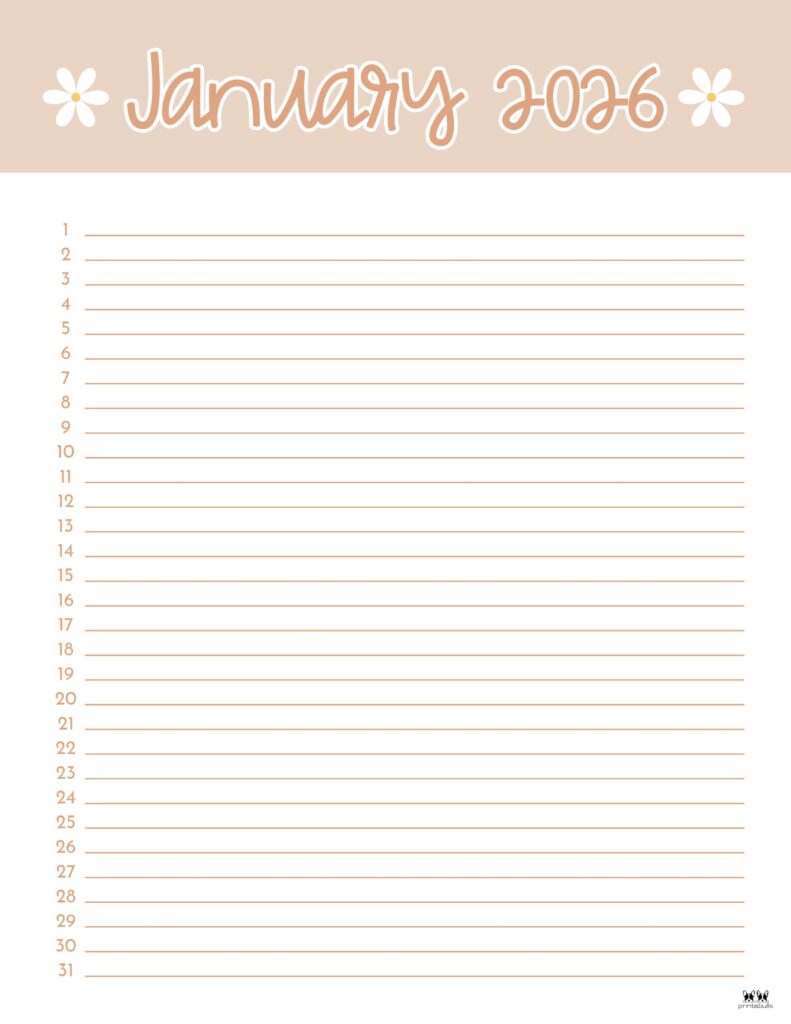 January 2026 Calendars - 123 FREE Printables 209 Printable-January-2026-Calendar-Style-76