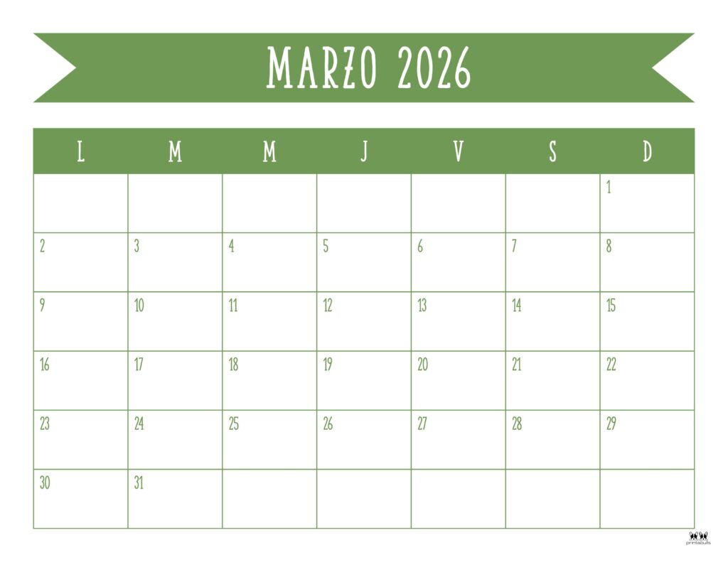 March 2026 Calendars - 123 FREE Printables 247 Printable-March-2026-Calendar-Style-50