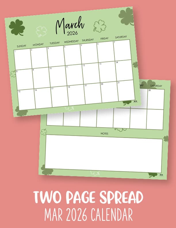 March 2026 Calendars - 123 FREE Printables 223 Printable-March-2026-Calendar-Style-85