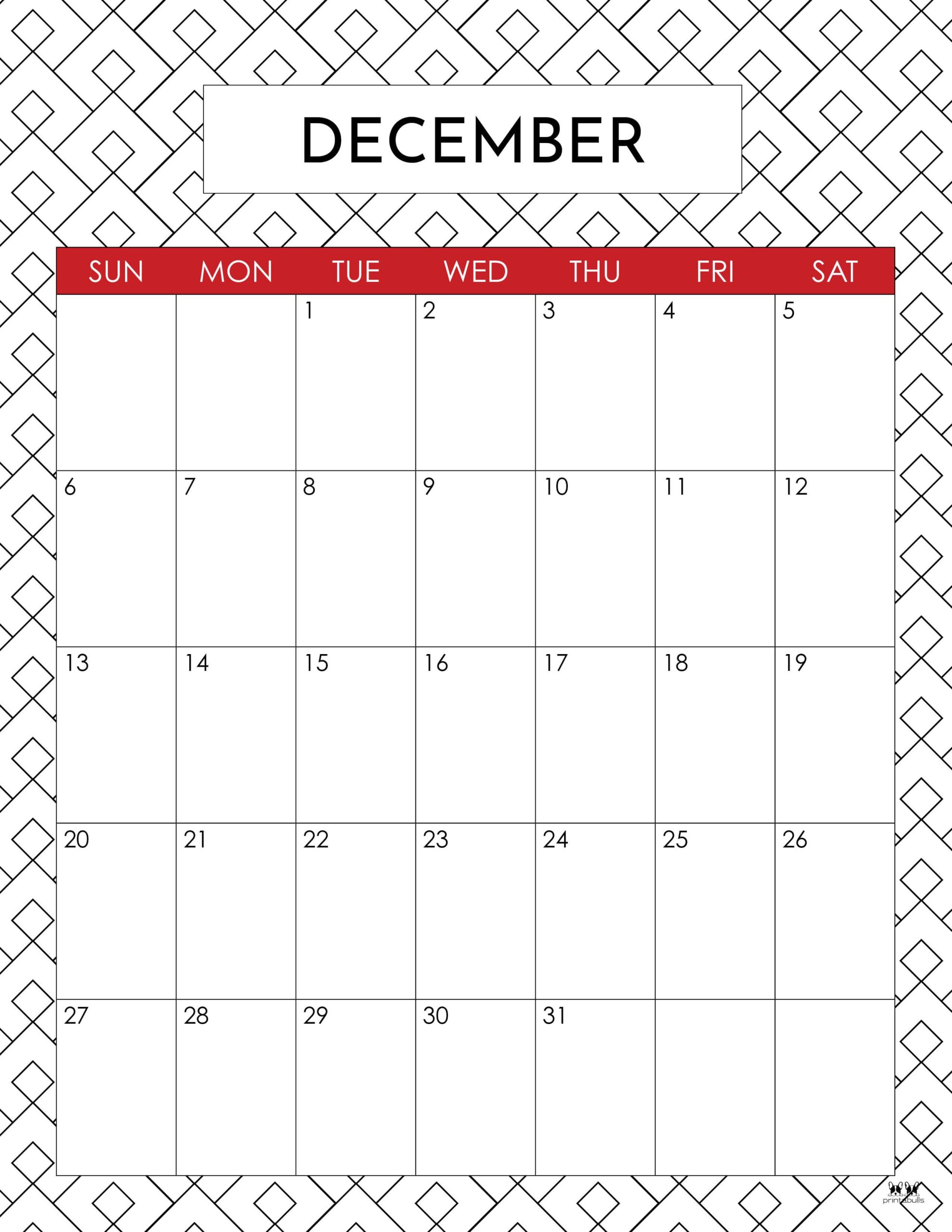 december 2026 calendar printable – Image 6