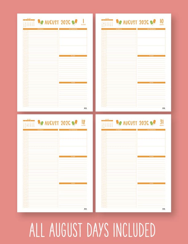 Printable-Hourly-Daily-2026-Planner-August-10