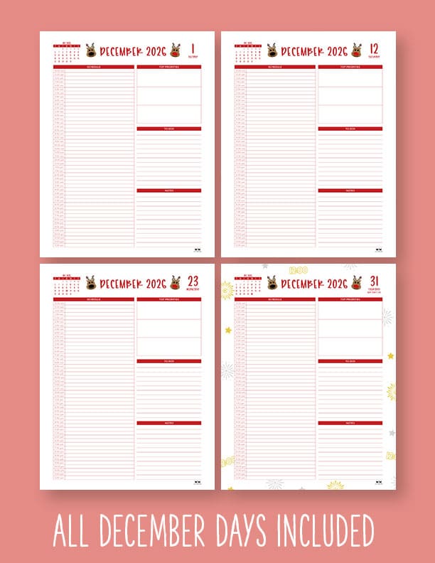 Printable-Hourly-Daily-2026-Planner-December-10