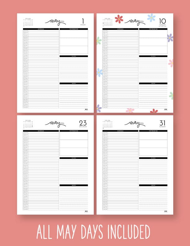 Printable-Hourly-Daily-2026-Planner-May-1