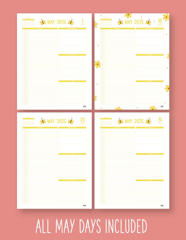 Printable-Hourly-Daily-2026-Planner-May-10