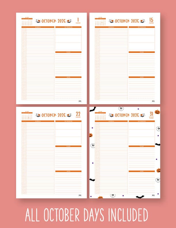 Printable-Hourly-Daily-2026-Planner-October-10