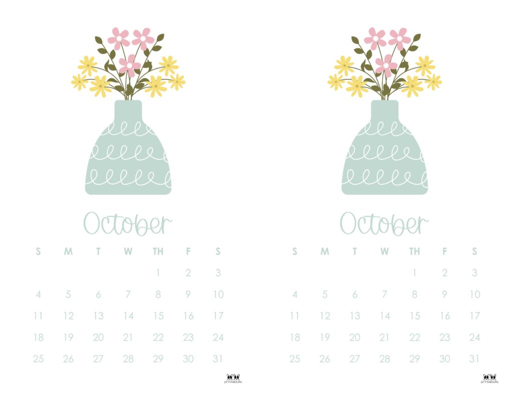 October 2026 Calendars - 123 FREE Printables 235 Printable-October-2026-Calendar-Style-106