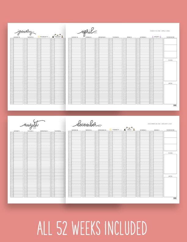 Printable-2026-Weekly-Calendars-7-Day-Time-Slots-Extras-1