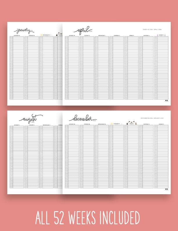 Printable-2026-Weekly-Calendars-7-Day-Time-Slots-Standard-1