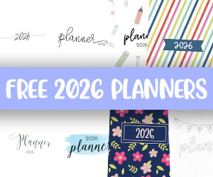 free printable 2026 planners