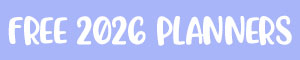 free printable 2026 planners