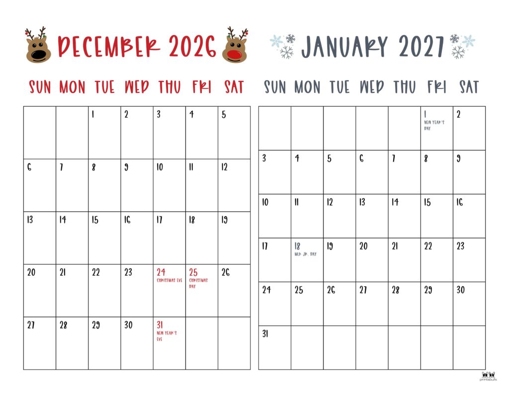 Printable-Two-Month-December-2026-January-2027-Calendars-10