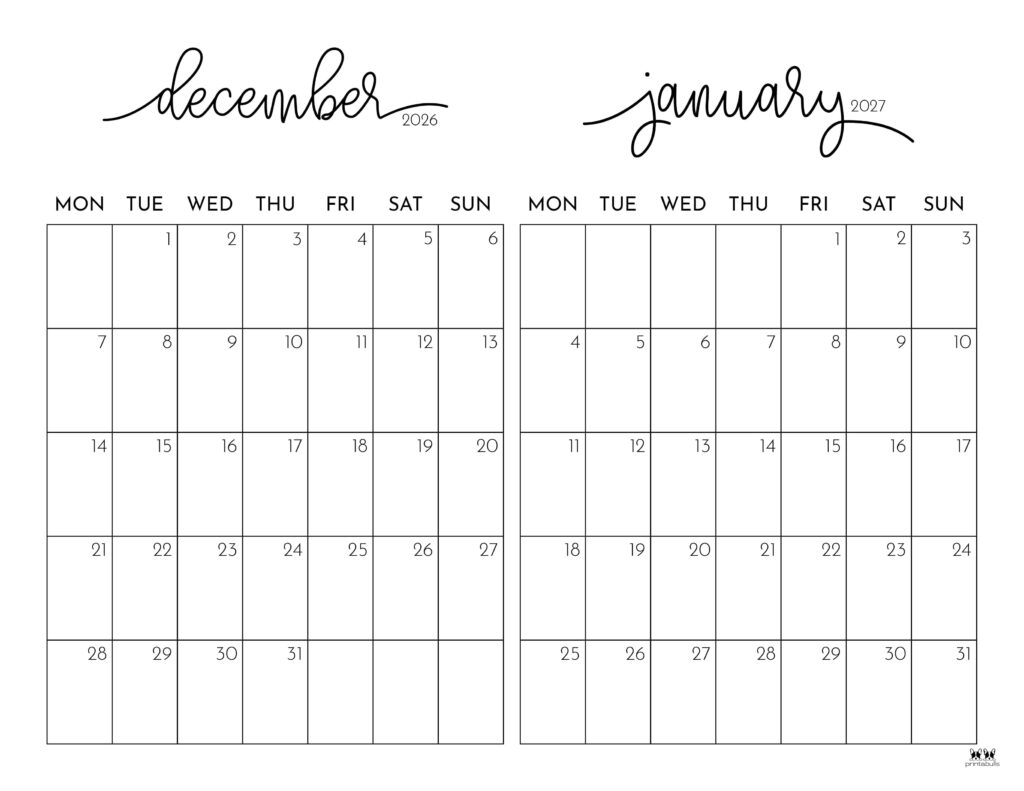 Printable-Two-Month-December-2026-January-2027-Calendars-26