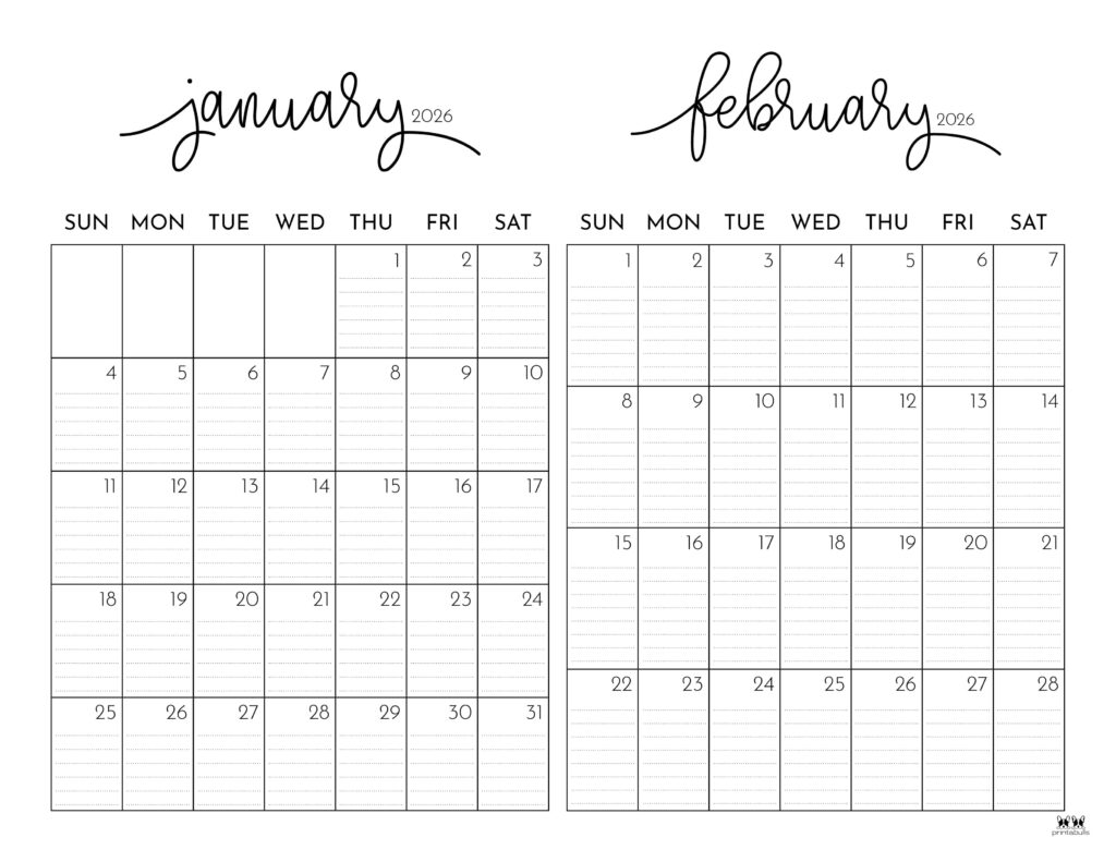 Printable-Two-Month-January-February-2026-Calendars-51