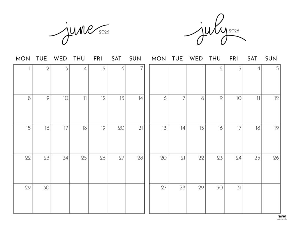 Printable-Two-Month-June-July-2026-Calendars-26