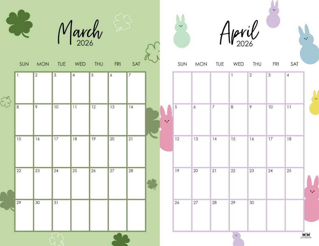 Printable-Two-Month-March-April-2026-Calendars-8
