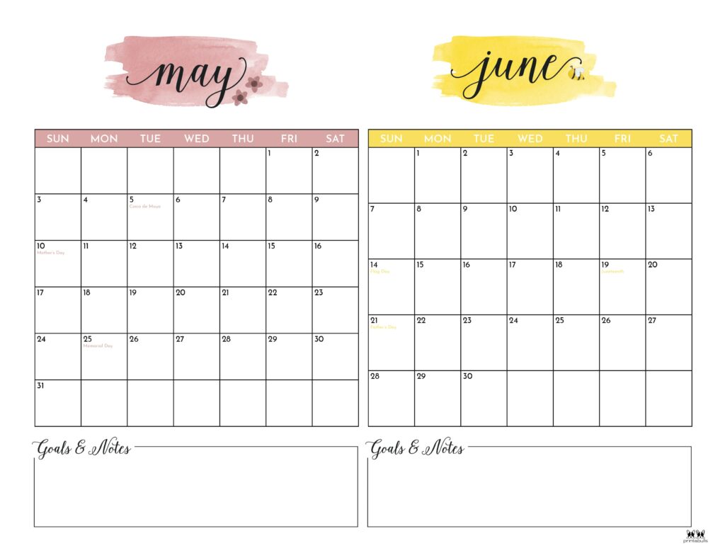 Printable-Two-Month-May-June-2026-Calendars-5
