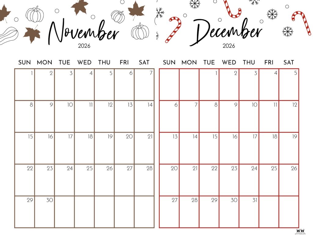Printable-Two-Month-November-December-2026-Calendars-15