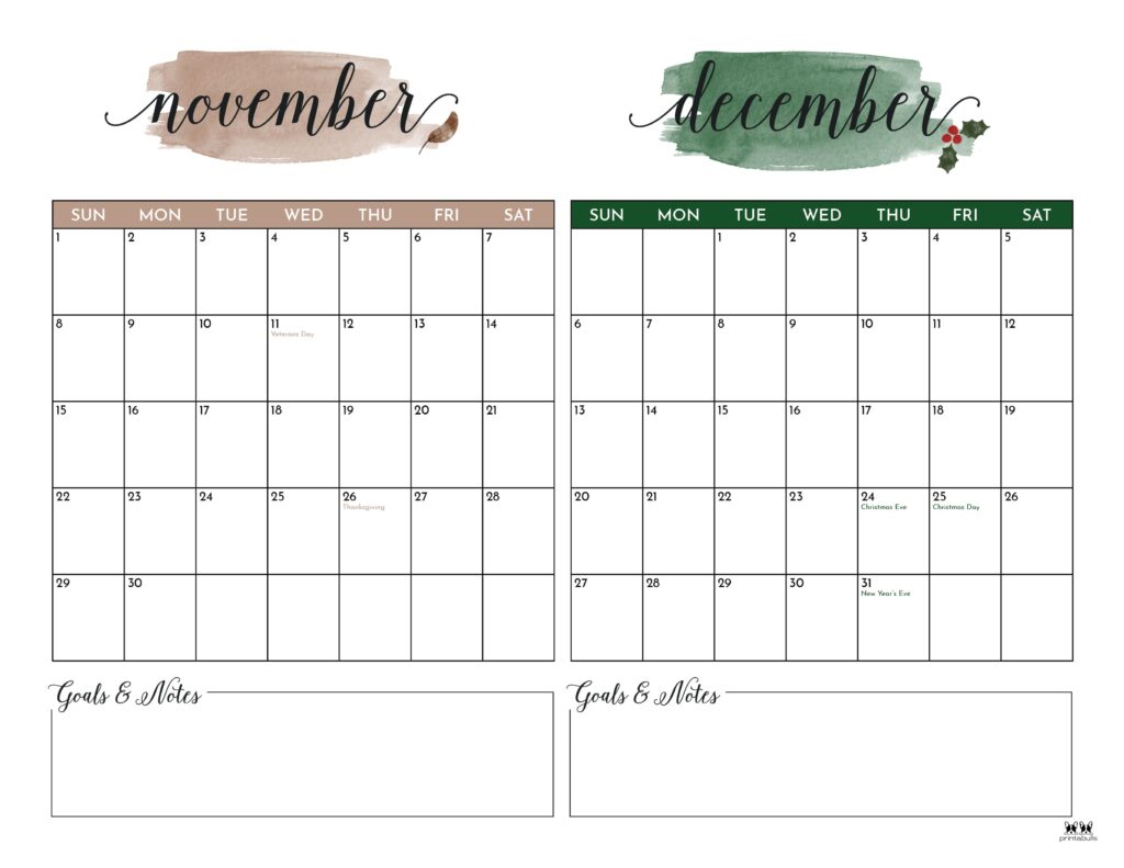 Printable-Two-Month-November-December-2026-Calendars-5