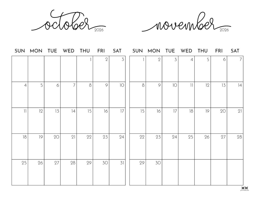Printable-Two-Month-October-November-2026-Calendars-1