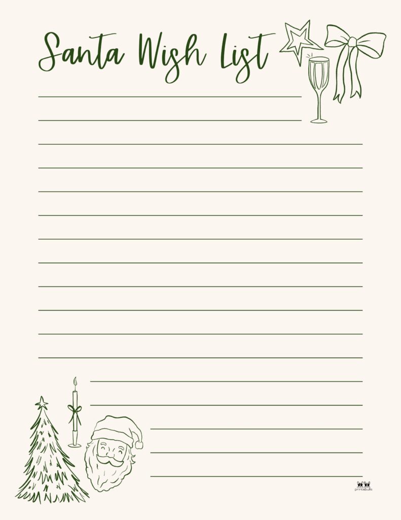 Printable Christmas Lists-List 36