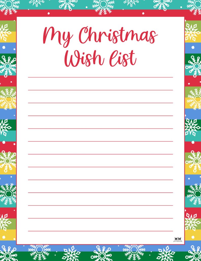 Printable Christmas Lists-List 40