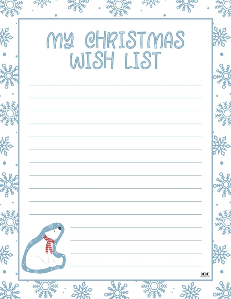 Printable Christmas Lists-List 44
