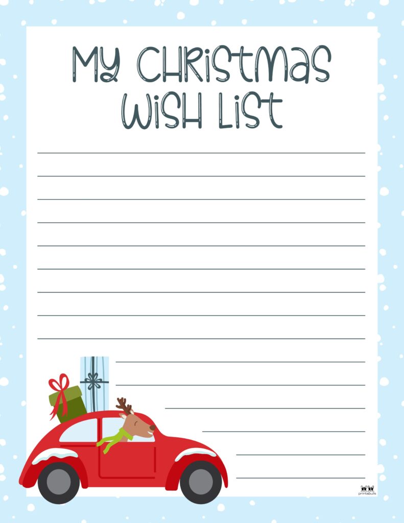 Printable Christmas Lists-List 45