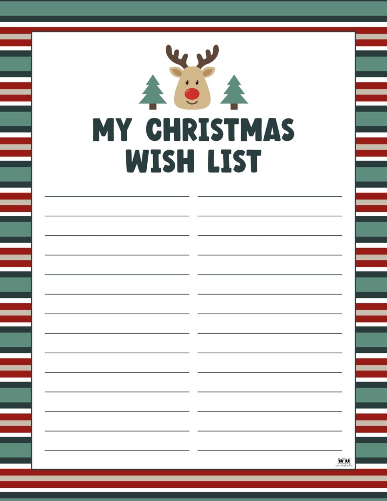 Printable Christmas Lists-List 50