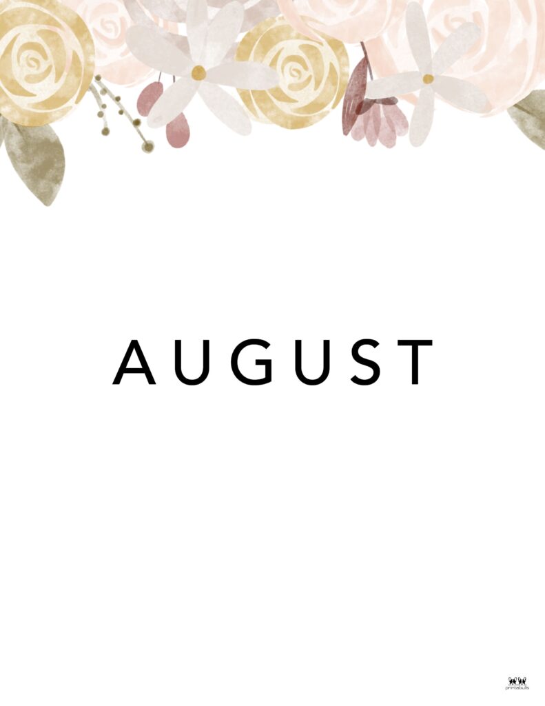 Companion Planner Monthly Dividers - 120 Pages 170 Printable-Companion-Planner-Monthly-Divider-August-4-CPP