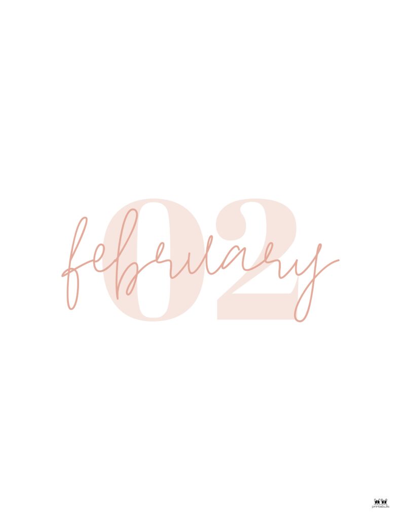 Companion Planner Monthly Dividers - 120 Pages 140 Printable-Companion-Planner-Monthly-Divider-February-2-CPP