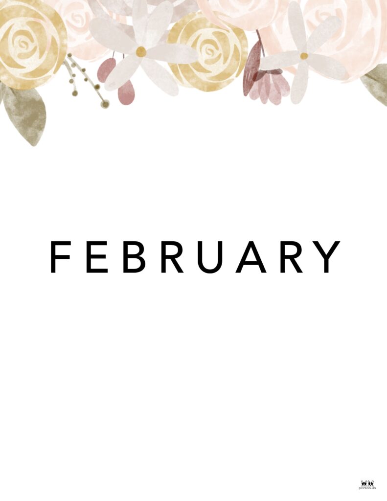 Companion Planner Monthly Dividers - 120 Pages 164 Printable-Companion-Planner-Monthly-Divider-February-4-CPP