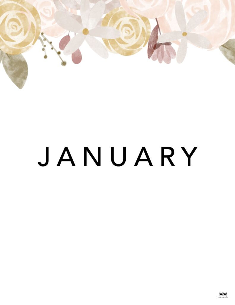 Companion Planner Monthly Dividers - 120 Pages 163 Printable-Companion-Planner-Monthly-Divider-January-4-CPP