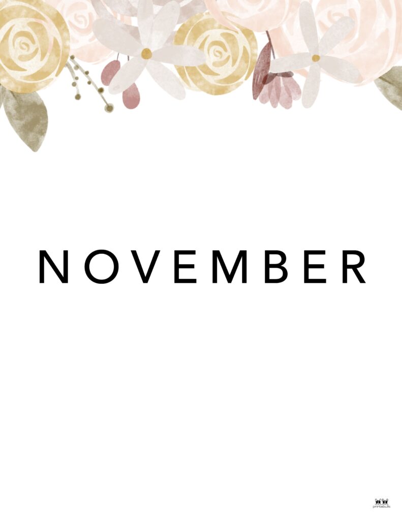 Companion Planner Monthly Dividers - 120 Pages 173 Printable-Companion-Planner-Monthly-Divider-November-4-CPP