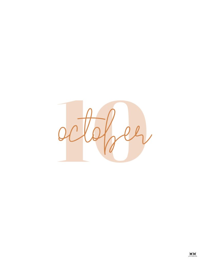 Companion Planner Monthly Dividers - 120 Pages 148 Printable-Companion-Planner-Monthly-Divider-October-2-CPP