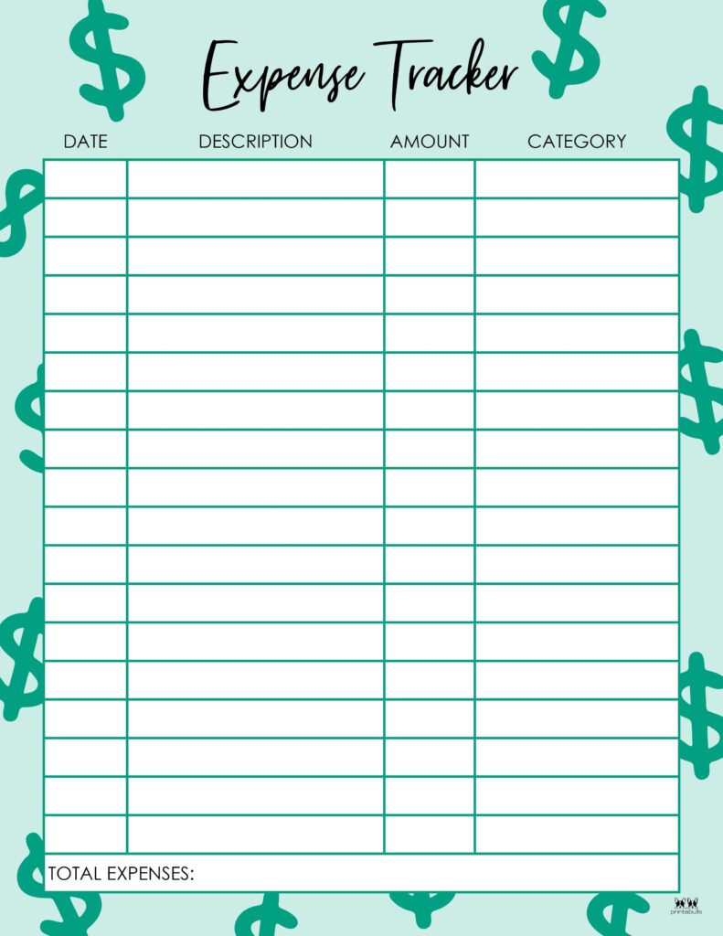 Printable Expense Tracker-Page 1-8-CPP