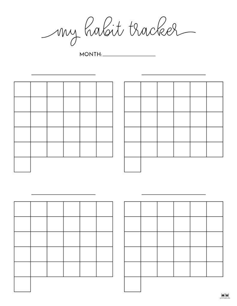 Printable Habit Tracker-Tracker 5-1-CPP