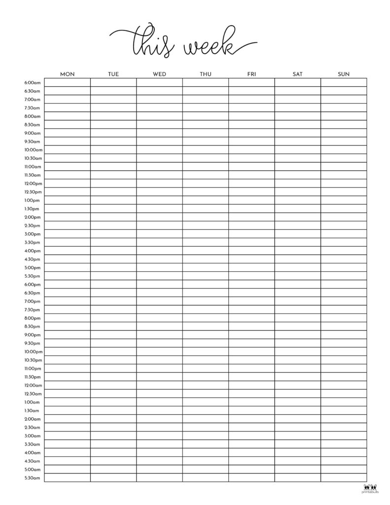 Printable Hourly Planner-Page 16-1-CPP