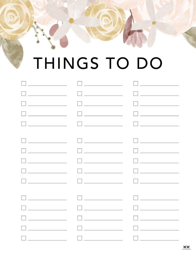 Printable To-Do List-List 30-4-CPP