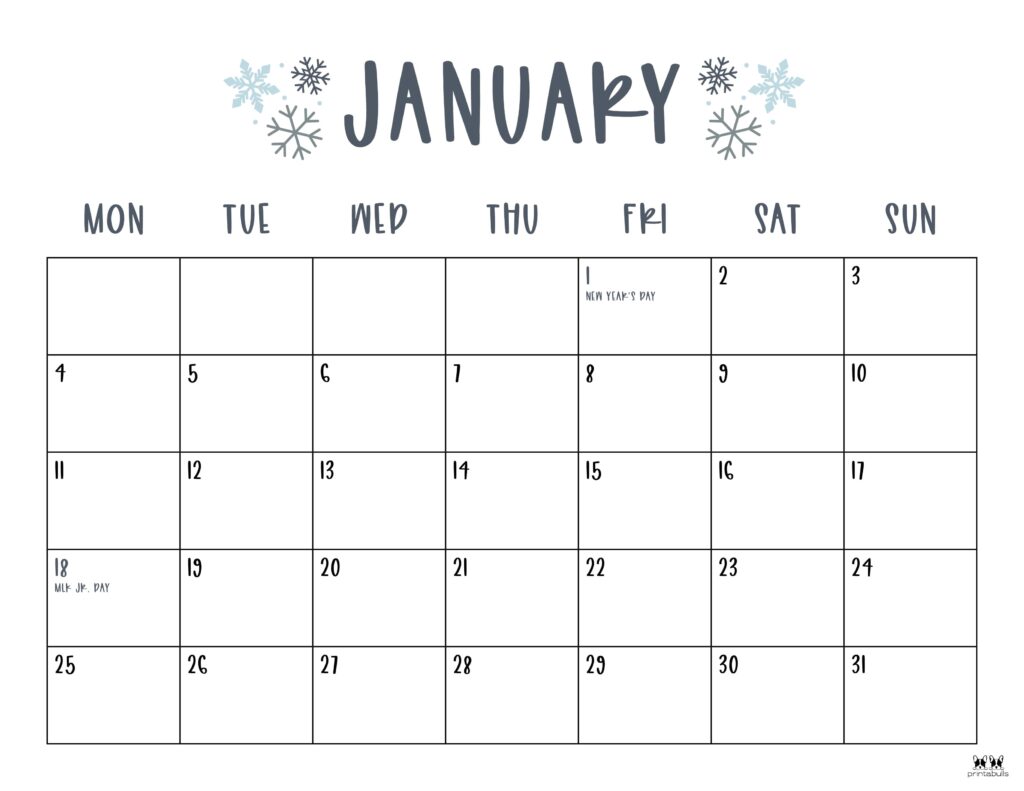 Printable-January-2027-Calendar-Style-30